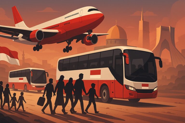 Evakuasi WNI dari Iran dan Israel via jalur darat dan udara