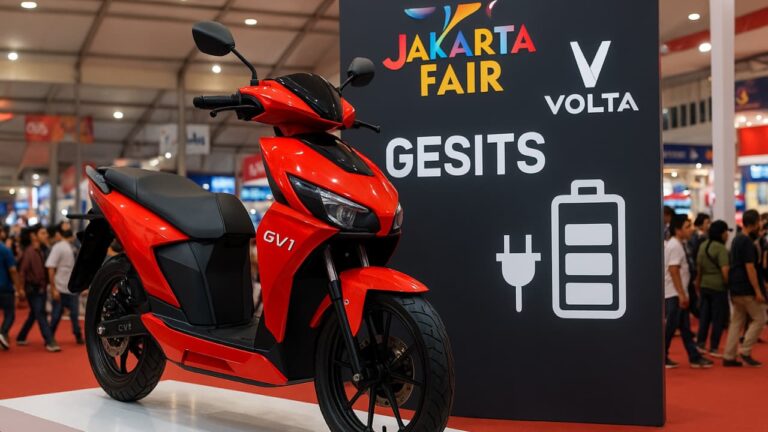 Gesits GV1 Kolaborasi Volta Resmi Hadir di Jakarta Fair 2025 | Nasional