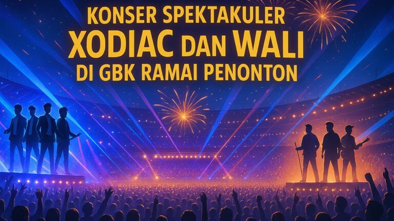 Konser Spektakuler XODIAC dan Wali di GBK Ramai Penonton | Olahraga