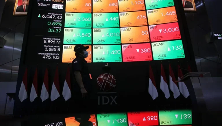 IHSG Turun, Pasar Waspada Menyongsong Rilis Suku Bunga The Fed