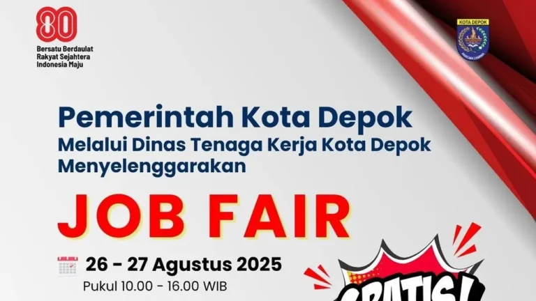 Job Fair Pemkot Depok 26-27 Agustus 2025: Cara Daftar dan Info Penting | Nasional