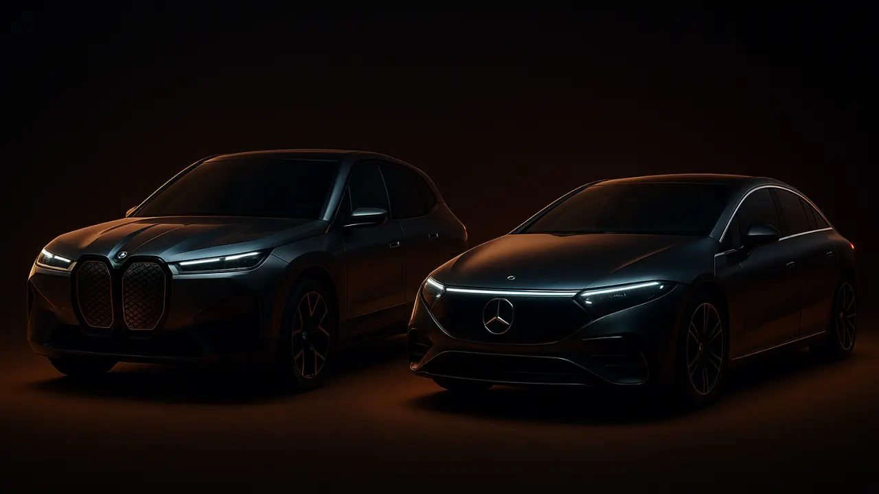 bmw ix dan mercedes eqs