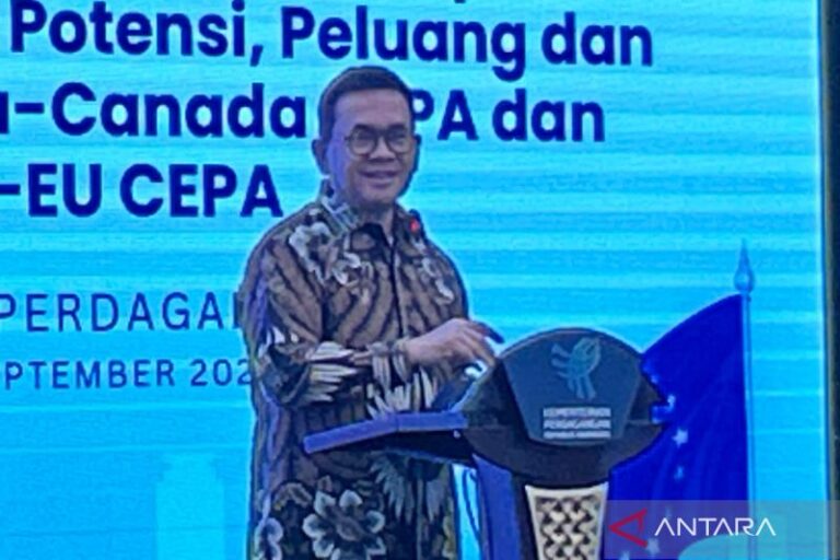 Mendag: Kerja Sama CEPA dengan Kanada dan UE Tingkatkan Perdagangan Global