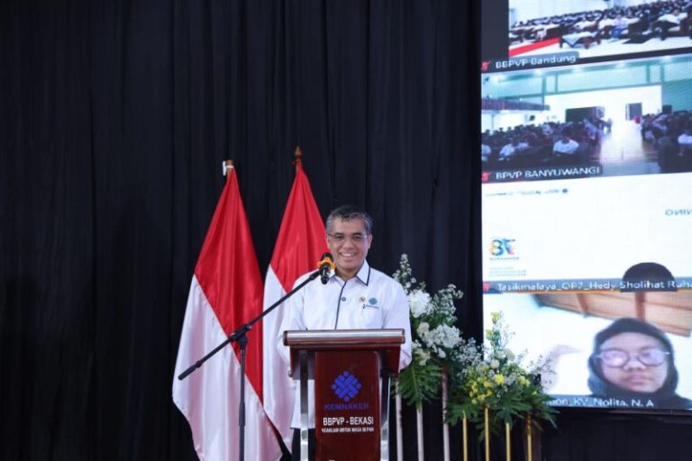 Kemnaker Bidik 60 Ribu Peserta untuk Pelatihan Vokasi BPVN