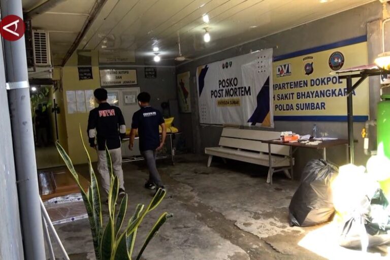 BPBD Sumbar Umumkan 98 Korban Meninggal Sudah Teridentifikasi