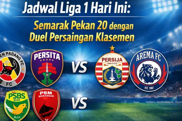 jadwal liga 1 hari ini