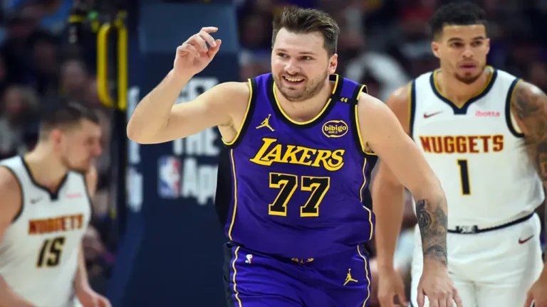 Lakers vs Nuggets Berakhir 127-125, Doncic Jadi Penentu