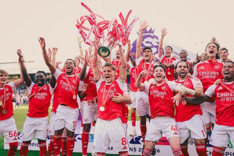 Arsenal Akhiri Liga Inggris 2025/26 dengan Kemenangan 2-1 atas Palace