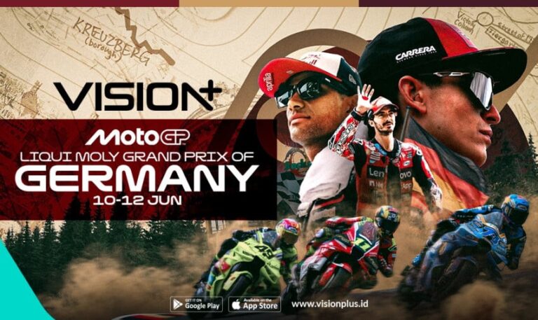 MotoGP Jerman 2026 Hadir, Yuk Intip Jadwal Balap di VISION+